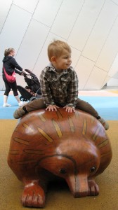 Bub 2 in the Children's Museum.