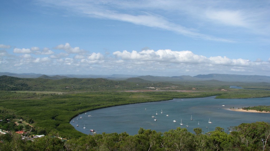The view from Grassy Hill Cooktown