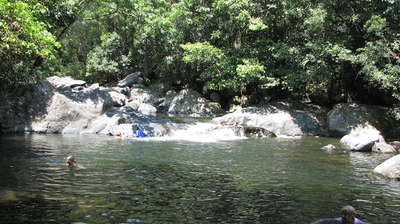 Crystal Cascades rainforest swimming hole