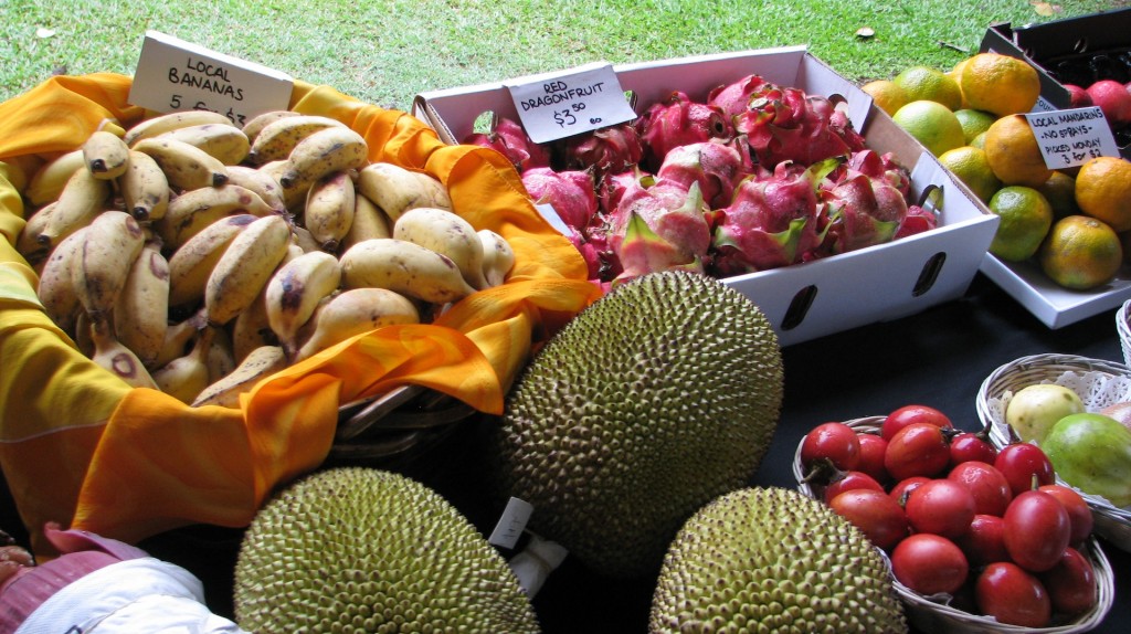Some fruit from Rainforestation's tropical orchard