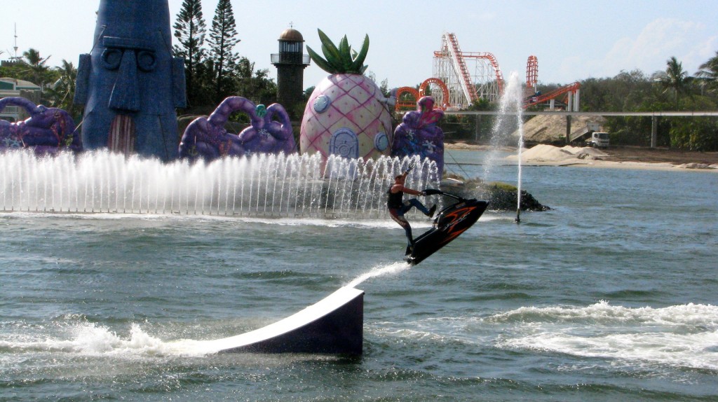 The Jet ski stunt show at Sea World