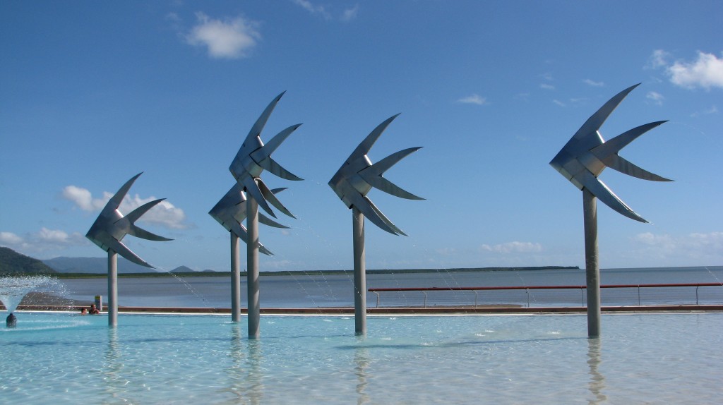 Cairn's free public lagoon pool on the Esplanade