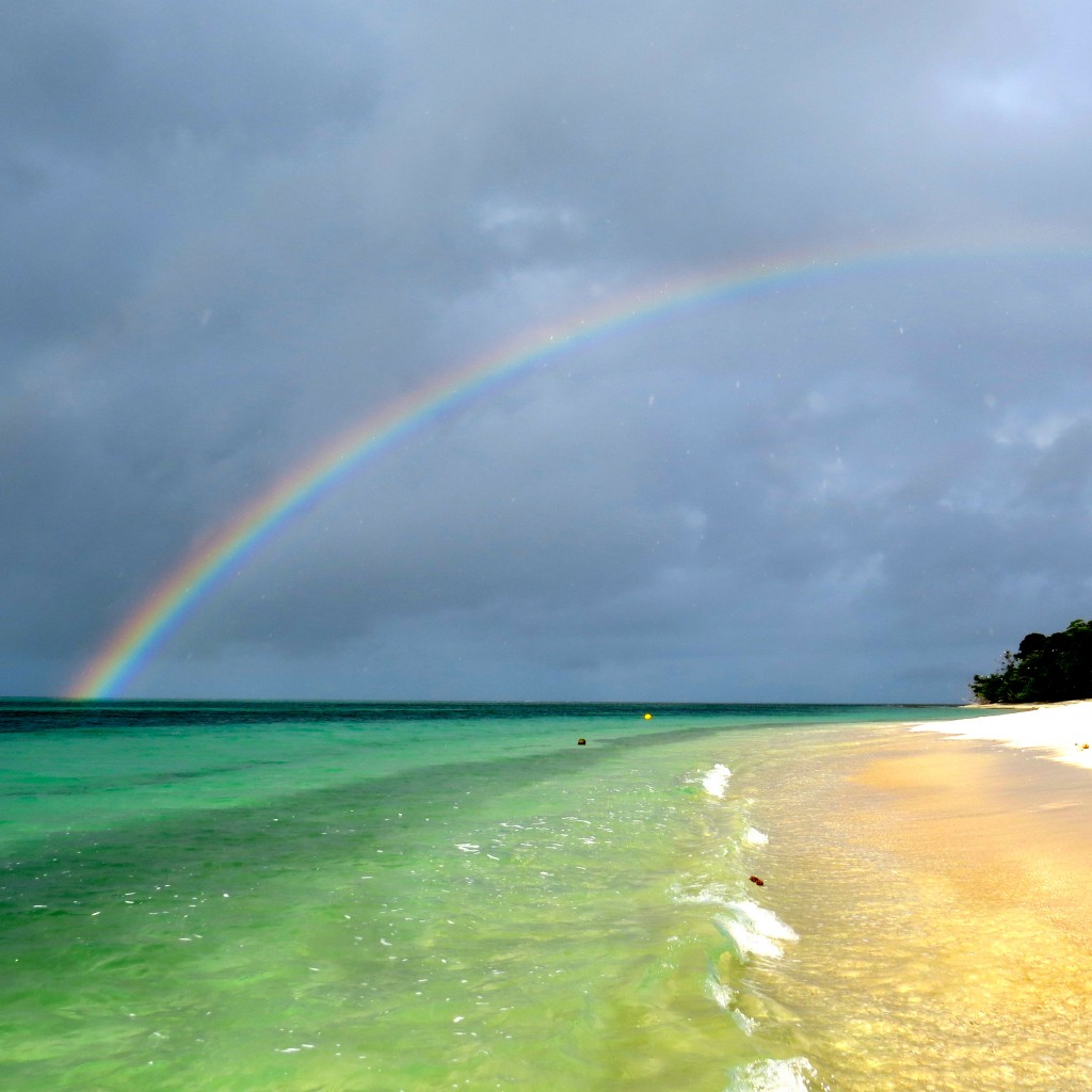 Rainbow over Green Island
