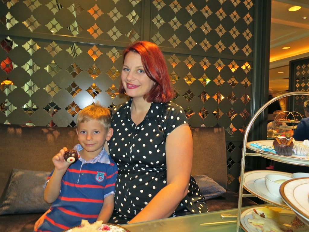 Bub 1 and I at the Langham High Tea