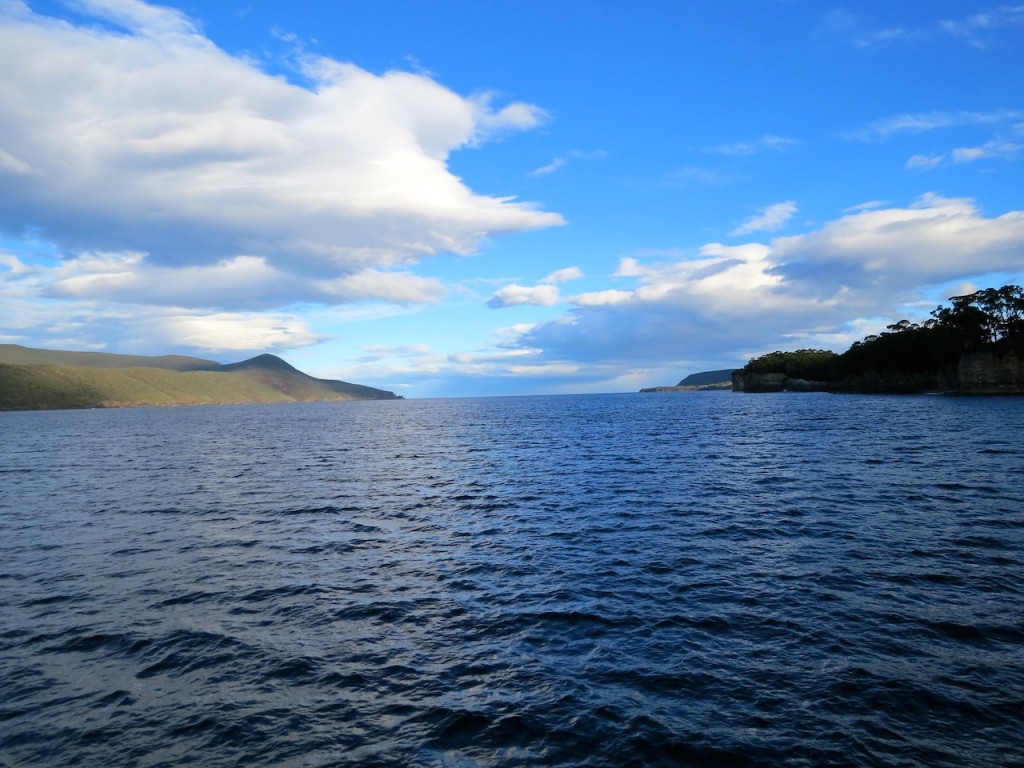 The harbor at Port Arthur