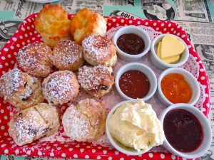 Sixteen types of scone