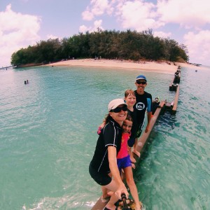 Adventure Mumma Kate Richards and her family