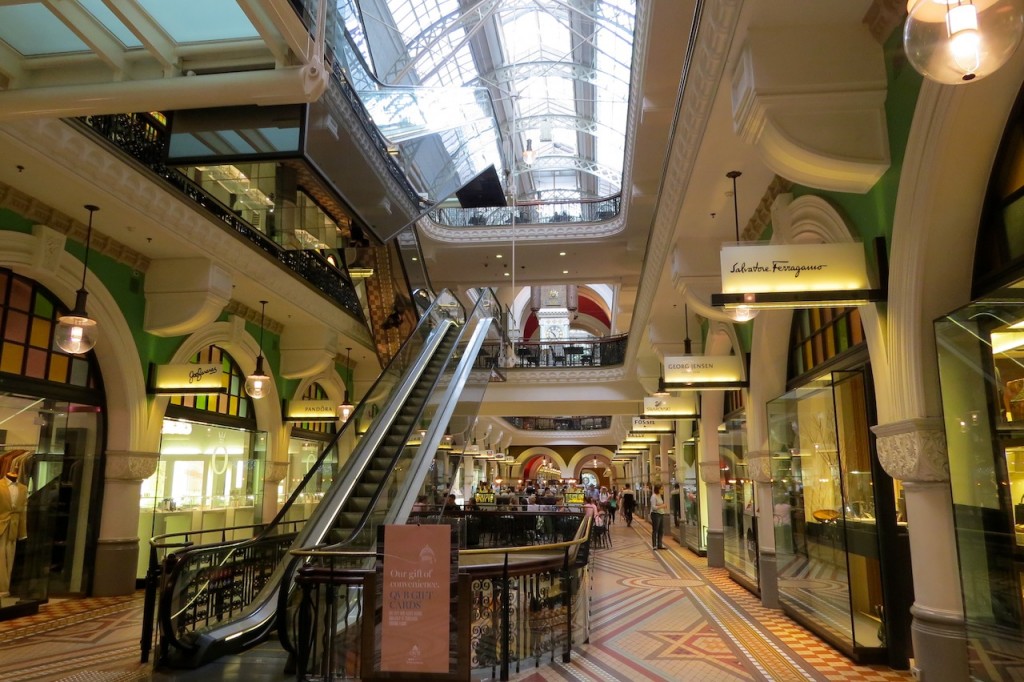 The iconic Queen Vic - a historic shopping hub in central Sydney