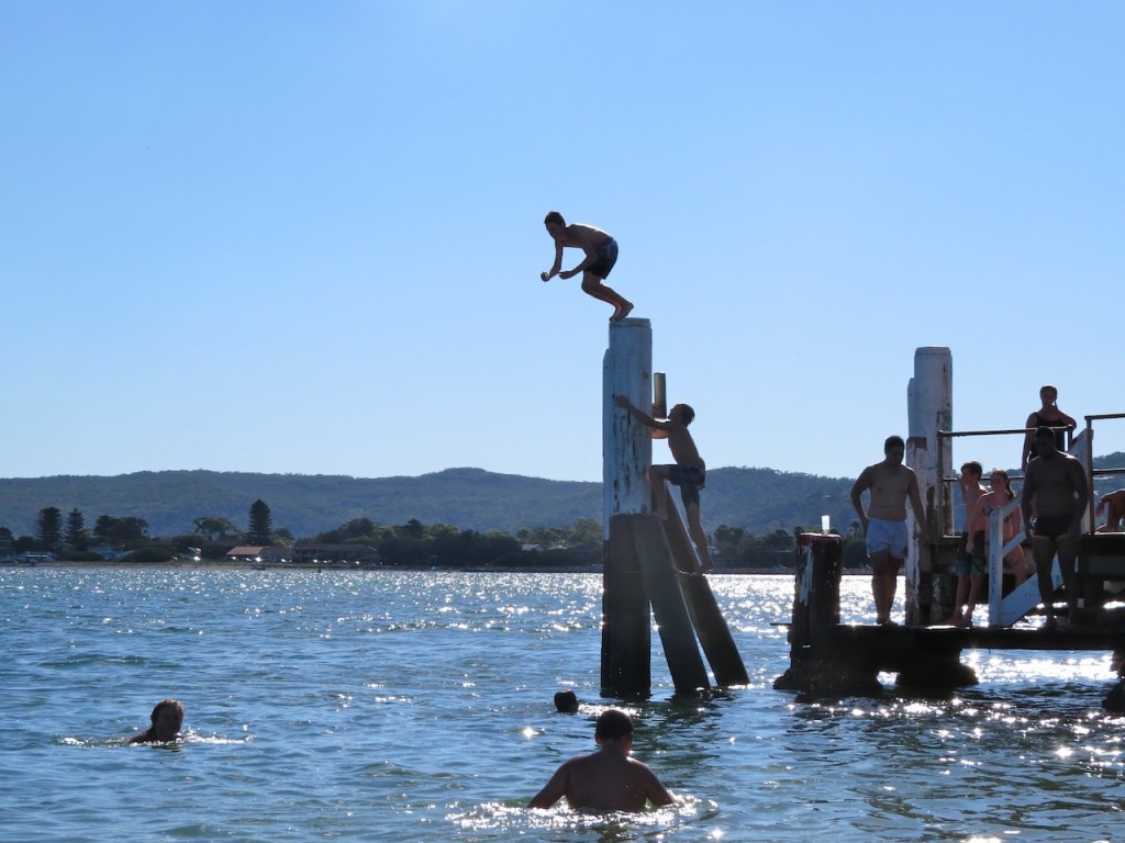 The Aussie version of cliff diving