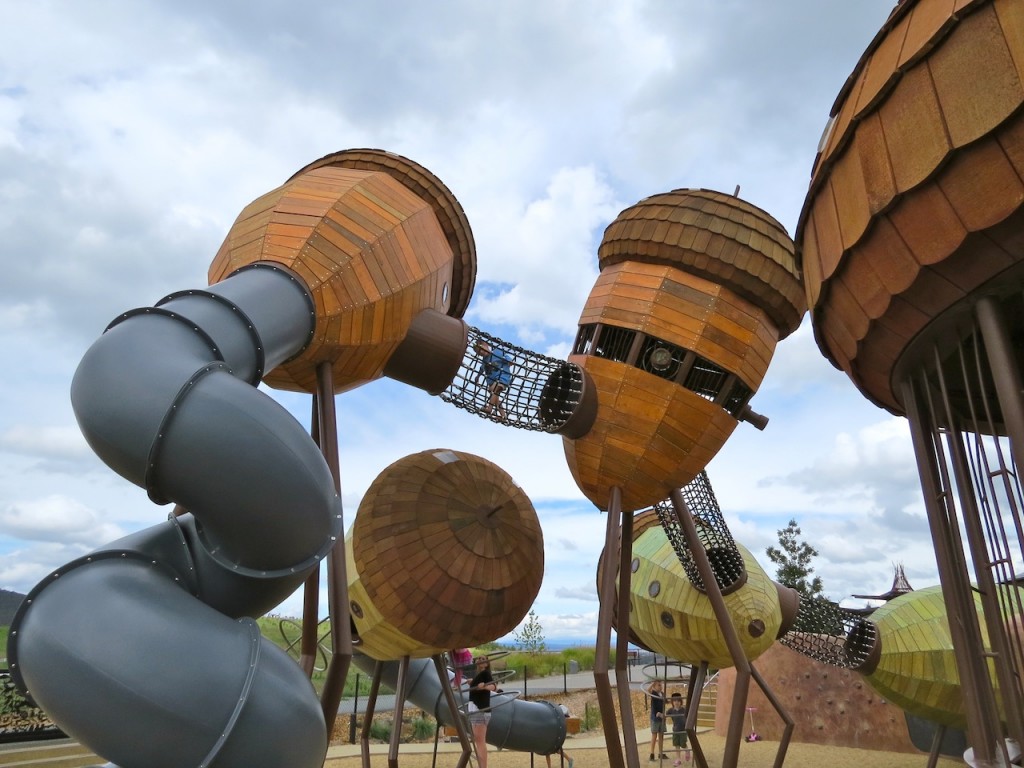 The Pod playground at the National Arboretum
