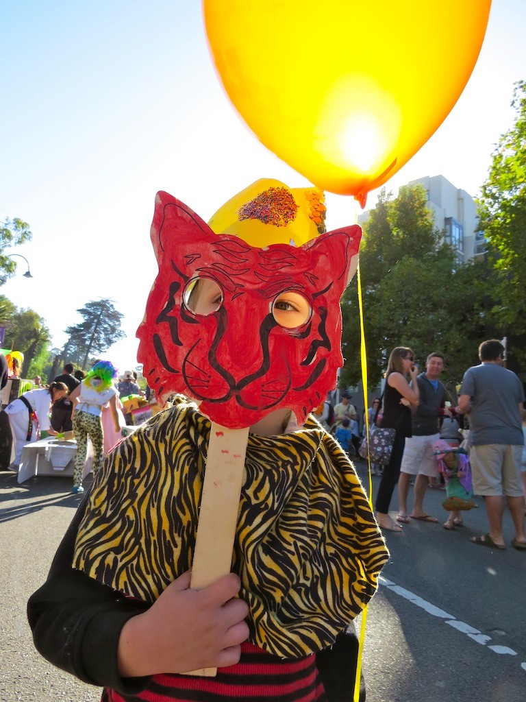 Marching in this year's Arty Farty Festival parade