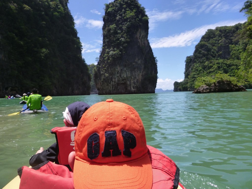Sea kayaking in Thailand's Phang Nga Bay
