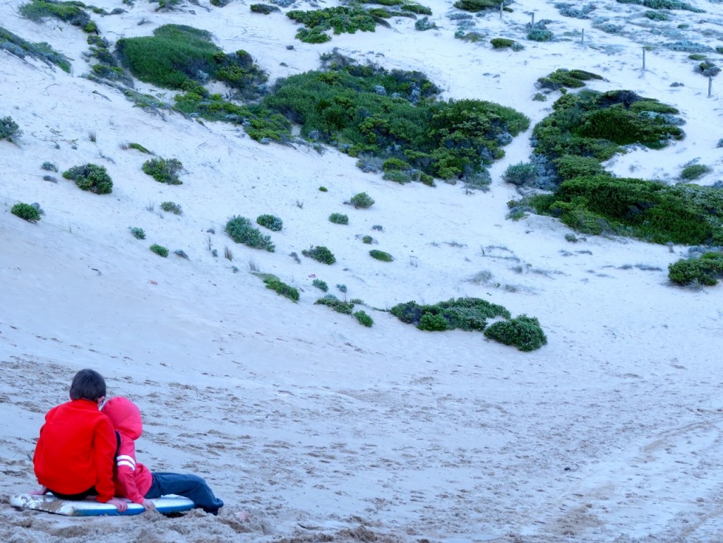 Sandboarding Blairgowrie Beach