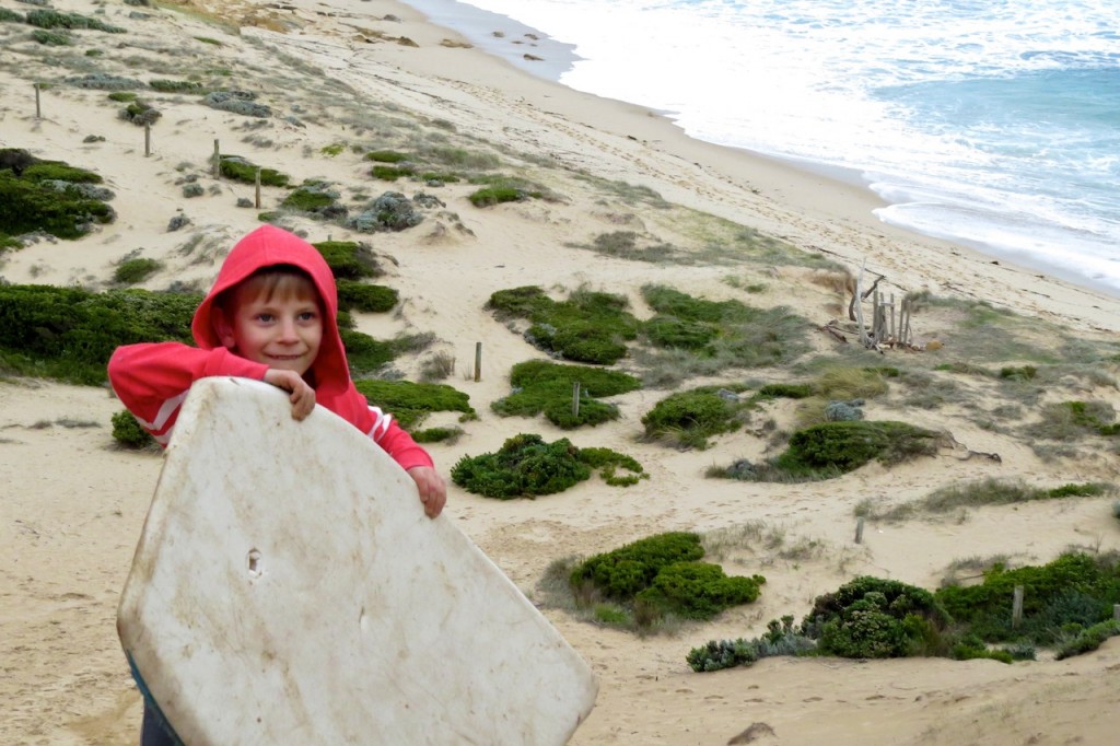 Sandboarding Blairgowrie Beach