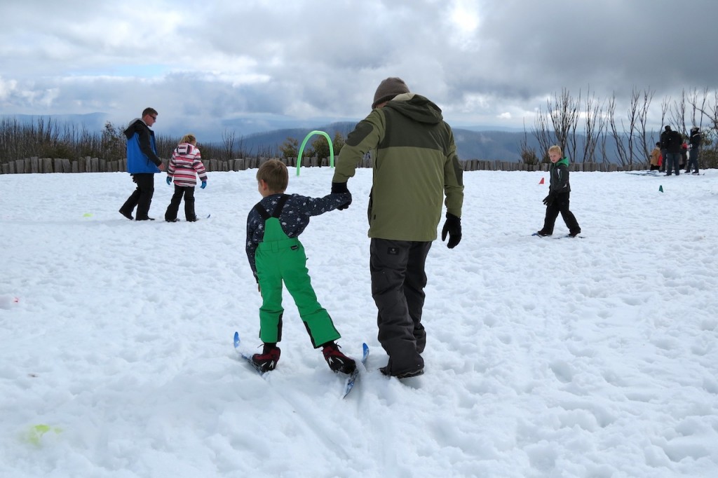 Kids under 10 can trial cross country skiing for free.