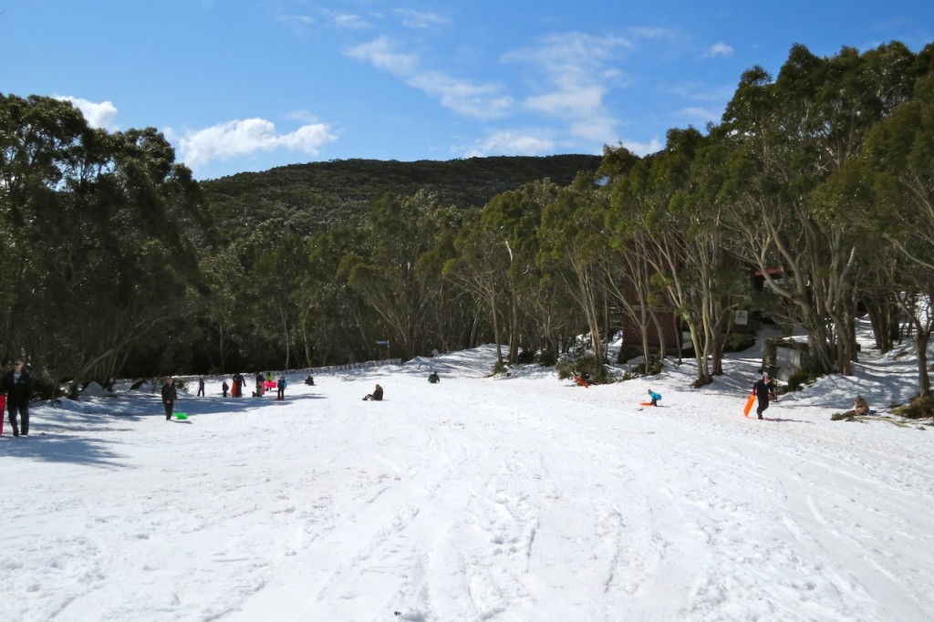 The toboggan run at Mount Baw Baw Alpine Resort