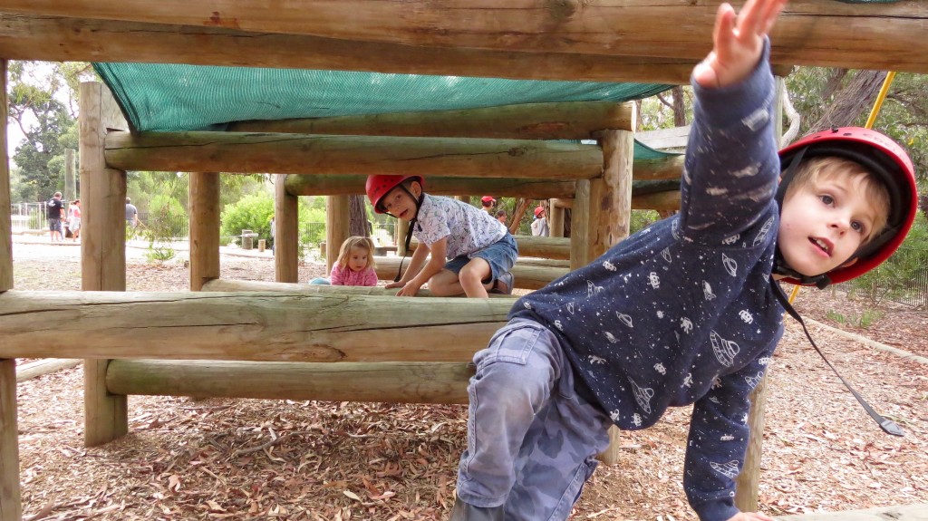 Low Ropes Course at Kids Adventure Outdoors