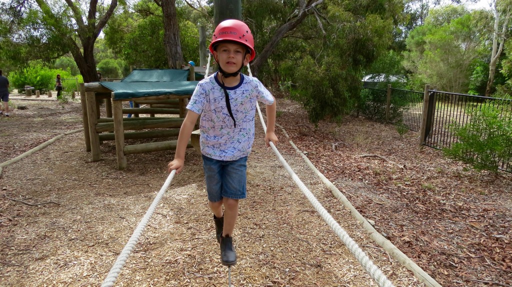 Low Ropes Course at Kids Adventure Outdoors