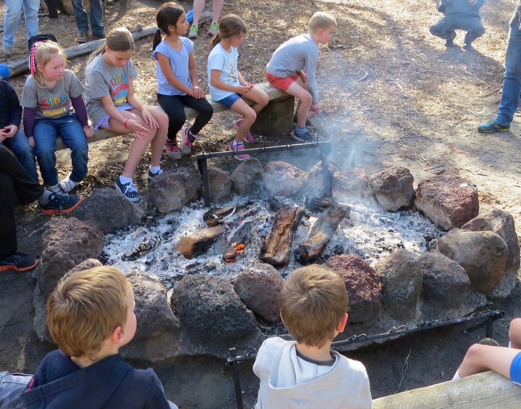 Bush cooking at Kids Adventure Outdoors