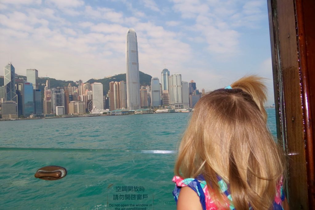 Riding the Star Ferry - Victoria Harbour