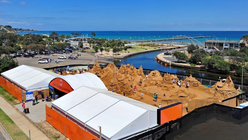 Sand sculpting Frankston